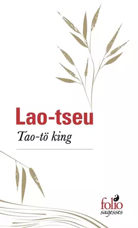 Couverture du produit · Tao-tö king