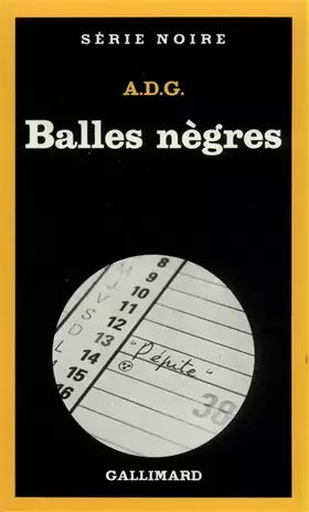 Couverture du produit · Balles nègres