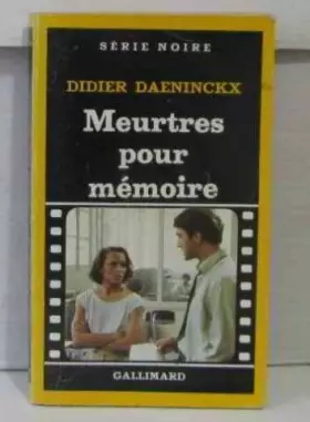 Couverture du produit · Meurtres pour Mémoire