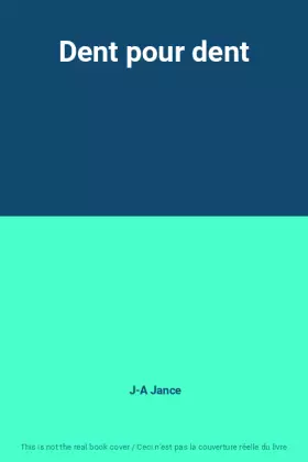 Couverture du produit · Dent pour dent