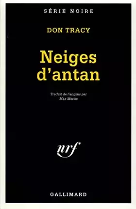 Couverture du produit · Neiges d'antan