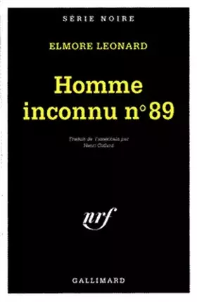 Couverture du produit · Homme inconnu, numéro 89