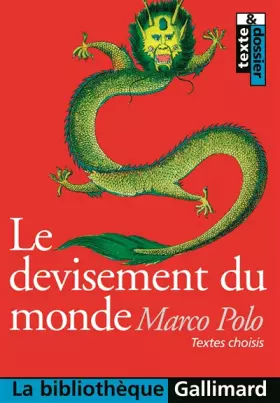 Couverture du produit · Le Devisement du monde