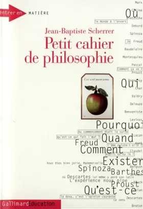 Couverture du produit · Petit cahier de philosophie