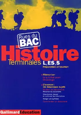 Couverture du produit · Histoire : Terminales L, ES, S