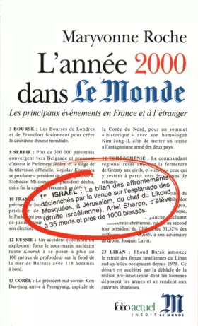 Couverture du produit · L'année 2000 dans "Le Monde"