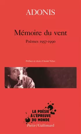 Couverture du produit · Mémoire du vent: Poèmes 1957-1990