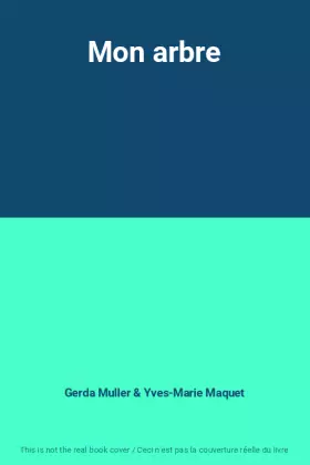 Couverture du produit · Mon arbre