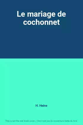 Couverture du produit · Le mariage de cochonnet