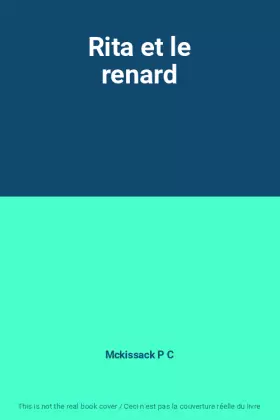 Couverture du produit · Rita et le renard