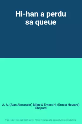 Couverture du produit · Hi-han a perdu sa queue