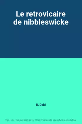 Couverture du produit · Le retrovicaire de nibbleswicke