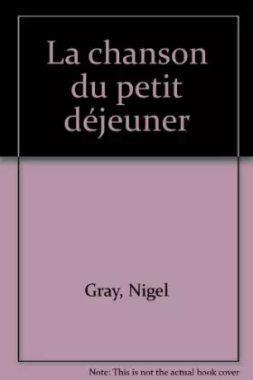 Couverture du produit · La chanson du petit déjeuner