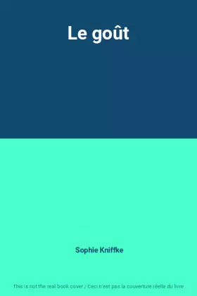 Couverture du produit · Le goût