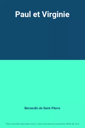 Couverture du produit · Paul et Virginie