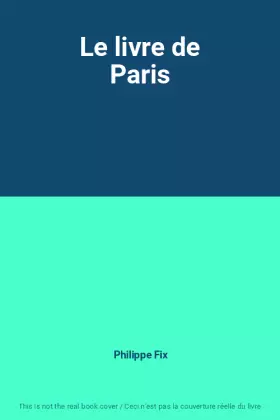 Couverture du produit · Le livre de Paris