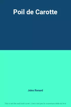 Couverture du produit · Poil de Carotte
