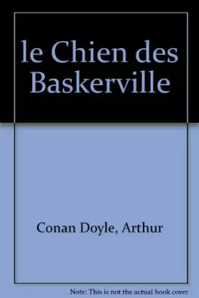 Couverture du produit · le Chien des Baskerville