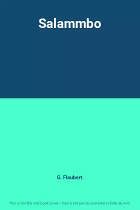 Couverture du produit · Salammbo