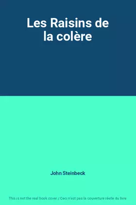 Couverture du produit · Les Raisins de la colère