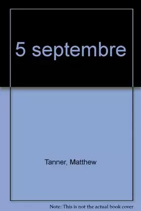 Couverture du produit · C'était ce jour-là : 5 septembre