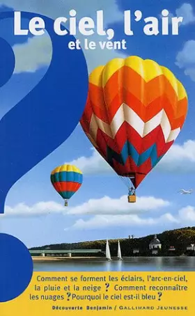 Couverture du produit · Le ciel, l'air et le vent
