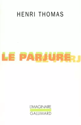 Couverture du produit · Le Parjure