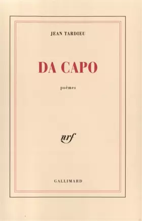 Couverture du produit · Da capo