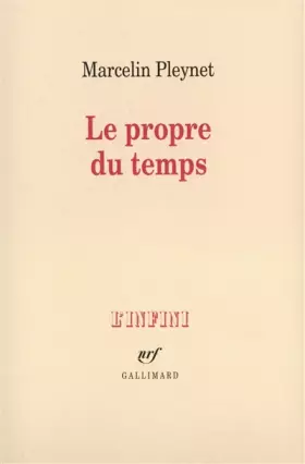 Couverture du produit · Le propre du temps