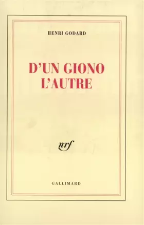 Couverture du produit · D'un Giono l'autre