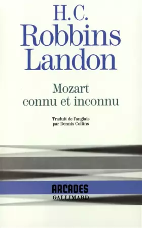 Couverture du produit · Mozart connu et inconnu