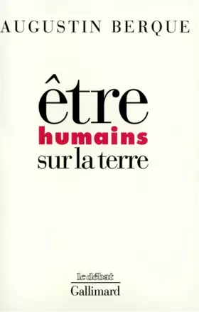 Couverture du produit · Etres humains sur la terre