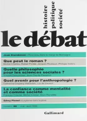 Couverture du produit · Le Débat, numéro 90