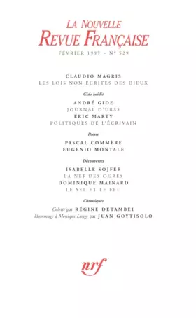 Couverture du produit · La N.R.F., numéro 529