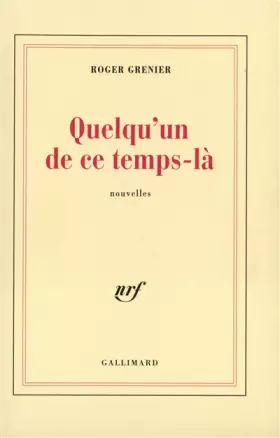 Couverture du produit · Quelqu'un de ce temps-là