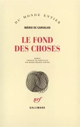 Couverture du produit · Le Fond des choses
