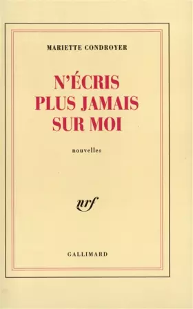 Couverture du produit · N'écris plus jamais sur moi