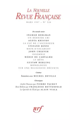 Couverture du produit · La N.R.F., numéro 530