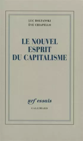 Couverture du produit · Le nouvel esprit du capitalisme