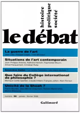 Couverture du produit · Le Débat, numéro 98