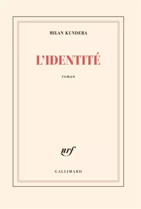 Couverture du produit · L'Identité