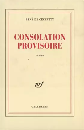 Couverture du produit · Consolation provisoire