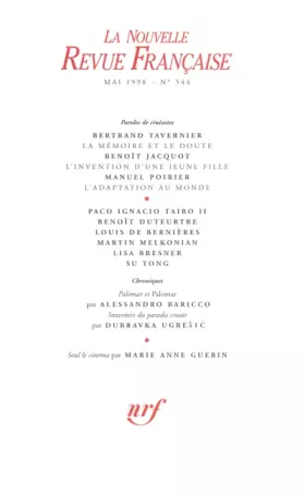 Couverture du produit · La N.R.F., numéro 544