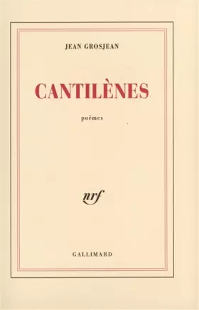 Couverture du produit · Cantilènes
