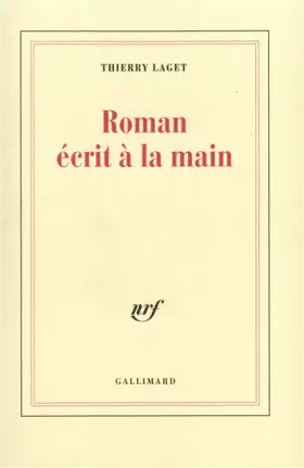 Couverture du produit · Roman écrit à la main