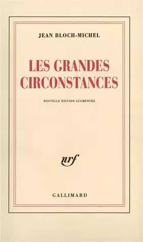 Couverture du produit · Les Grandes Circonstances