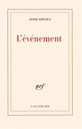 Couverture du produit · L'Evénement