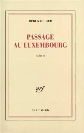 Couverture du produit · Passage au Luxembourg