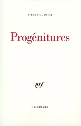 Couverture du produit · Progénitures