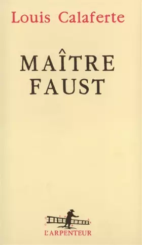 Couverture du produit · Maître Faust